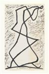 ABRAHAM WALKOWITZ Three pen and ink drawings.
